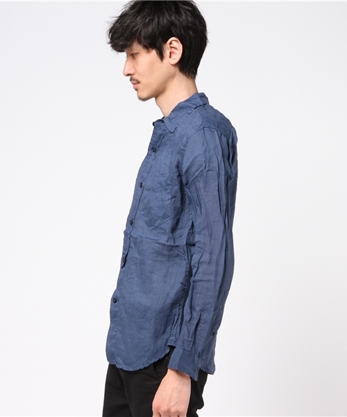 dip(ディップ)の「【dip】ディップ/ リネンシャツ(シャツ/ブラウス・メンズ・レッド/インディゴブルー・LARGE/MEDIUM)」の3枚目の写真