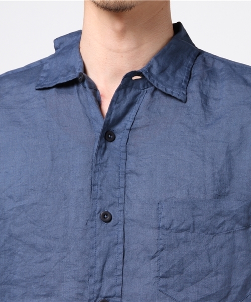 dip(ディップ)の「【dip】ディップ/ リネンシャツ(シャツ/ブラウス・メンズ・レッド/インディゴブルー・LARGE/MEDIUM)」の5枚目の写真
