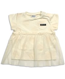 BREEZE | チュール付きドットTシャツ(Tシャツ/カットソー)