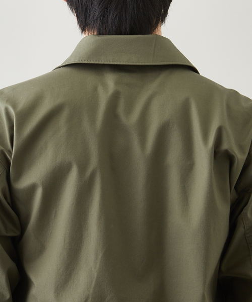 STUDIOUS（ステュディオス）の「【WEB限定】STUDIOUS リラックスミリタリーシャツ （シャツ/ブラウス・メンズ・カーキ/ベージュ・3/2/1）」の17枚目の写真