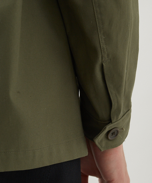 STUDIOUS（ステュディオス）の「【WEB限定】STUDIOUS リラックスミリタリーシャツ （シャツ/ブラウス・メンズ・カーキ/ベージュ・3/2/1）」の8枚目の写真