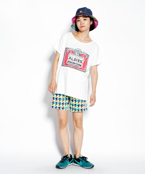 ALDIES(アールディーズ)の「Genuine T / ジェヌインT(Tシャツ/カットソー・メンズ・ホワイト/ホワイト系その他/レッド・X-SMALL/SMALL/LARGE/MEDIUM)」の2枚目の写真