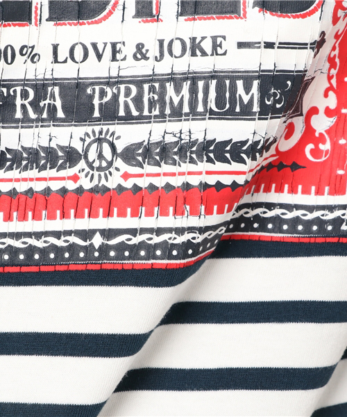 ALDIES(アールディーズ)の「Genuine T / ジェヌインT(Tシャツ/カットソー・メンズ・ホワイト/ホワイト系その他/レッド・X-SMALL/SMALL/LARGE/MEDIUM)」の9枚目の写真