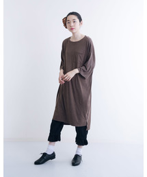MERLOT | ポケットスラブTシャツワンピース0041(ワンピース)