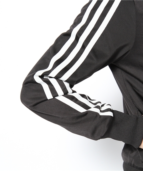 adidas Originals（アディダスオリジナルス）の「LOGO FIREBIRD レディース ジャージ（ジャージ・レディース・ブラック/ピンク・SMALL/MEDIUM）」の7枚目の写真
