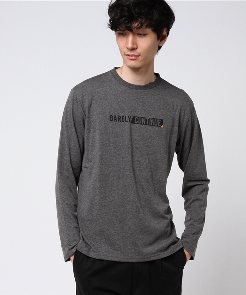 IGNIO（イグニオ）の「スタンダード ロングＴシャツ（Tシャツ/カットソー・メンズ・ブラック/トップグレー/オフホワイト・M/S/L/LL）」の9枚目の写真