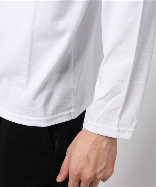 IGNIO（イグニオ）の「スタンダード ロングＴシャツ（Tシャツ/カットソー・メンズ・ブラック/トップグレー/オフホワイト・M/S/L/LL）」の7枚目の写真