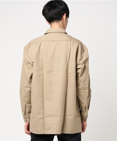 Dickies（ディッキーズ）の「【DICKIES】574ワークシャツ（シャツ/ブラウス・メンズ・ブラック/ベージュ/ネイビー/オリーブ・MEDIUM/LARGE）」の6枚目の写真
