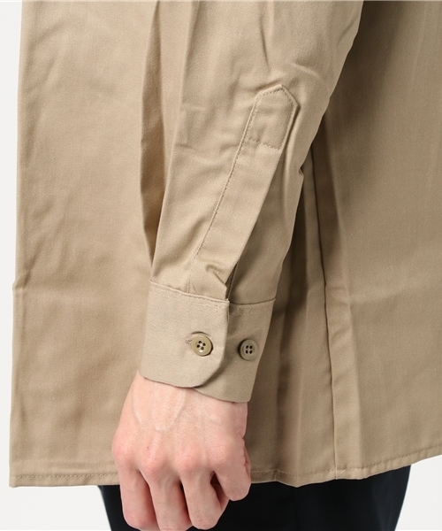 Dickies（ディッキーズ）の「【DICKIES】574ワークシャツ（シャツ/ブラウス・メンズ・ブラック/ベージュ/ネイビー/オリーブ・MEDIUM/LARGE）」の8枚目の写真