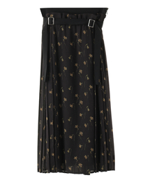 CLANE | SIDE PLEATS BELT SK(スカート)