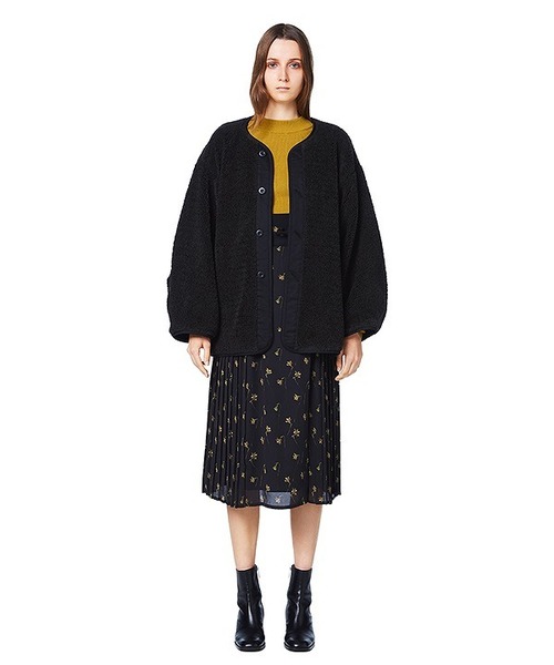 CLANE(クラネ)の「SIDE PLEATS BELT SK(スカート・レディース・ブラック/レッド・2/0/1)」の19枚目の写真