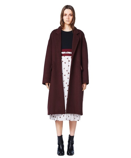 CLANE(クラネ)の「SIDE PLEATS BELT SK(スカート・レディース・ブラック/レッド・2/0/1)」の20枚目の写真