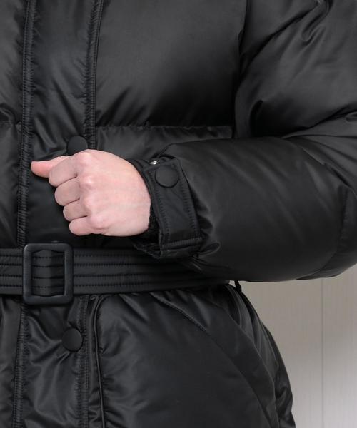 H　BEAUTY&YOUTH UNITED ARROWS（エイチビューティーアンドユースユナイテッドアローズ）の「＜IENKI IENKI＞MICHELIN BELT DOWN JACKET/コート（ダウンジャケット/コート・レディース・イエロー/ブラック・X-SMALL/MEDIUM/SMALL）」の7枚目の写真