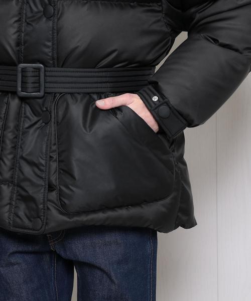 H　BEAUTY&YOUTH UNITED ARROWS（エイチビューティーアンドユースユナイテッドアローズ）の「＜IENKI IENKI＞MICHELIN BELT DOWN JACKET/コート（ダウンジャケット/コート・レディース・イエロー/ブラック・X-SMALL/MEDIUM/SMALL）」の8枚目の写真