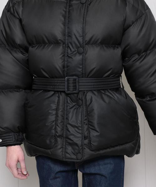 H　BEAUTY&YOUTH UNITED ARROWS（エイチビューティーアンドユースユナイテッドアローズ）の「＜IENKI IENKI＞MICHELIN BELT DOWN JACKET/コート（ダウンジャケット/コート・レディース・イエロー/ブラック・X-SMALL/MEDIUM/SMALL）」の15枚目の写真