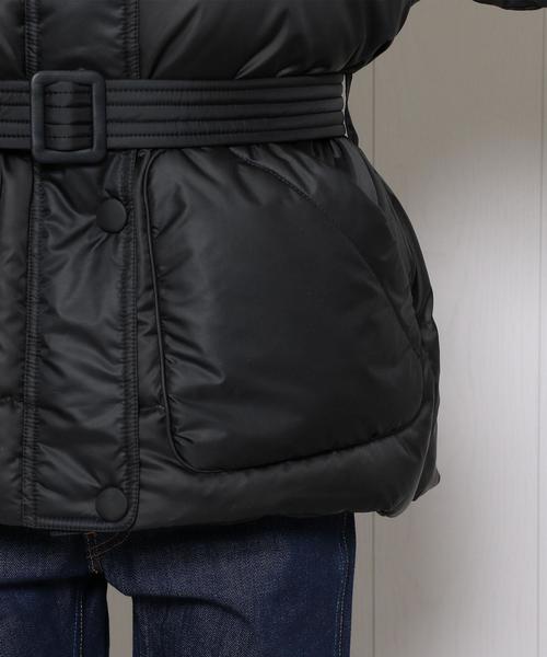 H　BEAUTY&YOUTH UNITED ARROWS（エイチビューティーアンドユースユナイテッドアローズ）の「＜IENKI IENKI＞MICHELIN BELT DOWN JACKET/コート（ダウンジャケット/コート・レディース・イエロー/ブラック・X-SMALL/MEDIUM/SMALL）」の20枚目の写真