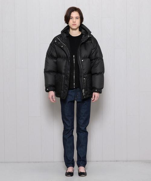 H　BEAUTY&YOUTH UNITED ARROWS（エイチビューティーアンドユースユナイテッドアローズ）の「＜IENKI IENKI＞MICHELIN BELT DOWN JACKET/コート（ダウンジャケット/コート・レディース・イエロー/ブラック・X-SMALL/MEDIUM/SMALL）」の9枚目の写真