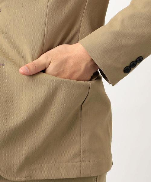 green label relaxing(グリーンレーベルリラクシング)の「NM ライトロイヤルオックス2B M70 ジャケット ◆(テーラードジャケット・メンズ・ベージュ/ネイビー・L/XS/XL/S/M)」の22枚目の写真