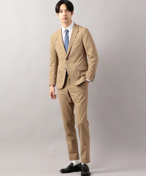 green label relaxing(グリーンレーベルリラクシング)の「NM ライトロイヤルオックス2B M70 ジャケット ◆(テーラードジャケット・メンズ・ベージュ/ネイビー・L/XS/XL/S/M)」の4枚目の写真