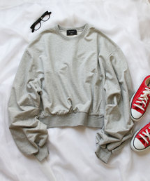 KOBE LETTUCE | ボリュームスリーブビッグシルエットスウェットトップス/レディーストレーナー[O566]神戸レタス(スウェット)