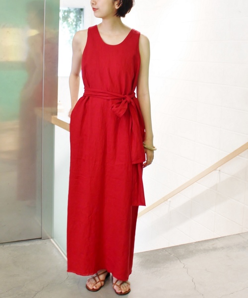 Plage プラージュ の 麻オックスロングワンピース ワンピース Wear