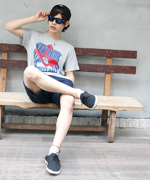 WEGO（ウィゴー）の「WEGO/スポーツロゴTee（S）（Tシャツ/カットソー・メンズ・ホワイト/ホワイト系その他/ブラック/杢グレー/ブルー・MEDIUM/LARGE）」の14枚目の写真