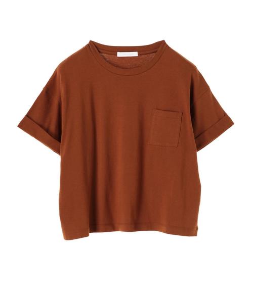 AMERICAN HOLIC(アメリカンホリック)の「・袖折り返しカットプルオーバー(Tシャツ/カットソー・レディース・チャコールグレー/オフホワイト/カーキ/グレー系その他/キャメル/その他7・FREE)」の18枚目の写真