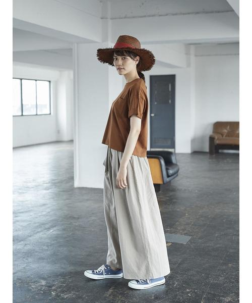 AMERICAN HOLIC(アメリカンホリック)の「・袖折り返しカットプルオーバー(Tシャツ/カットソー・レディース・チャコールグレー/オフホワイト/カーキ/グレー系その他/キャメル/その他7・FREE)」の14枚目の写真