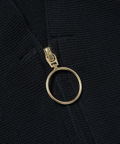 ADAM ET ROPE'（アダムエロペ）の「ホールＺＩＰカーディガン（カーディガン/ボレロ・レディース・ベージュ/ネイビー・FREE）」の15枚目の写真