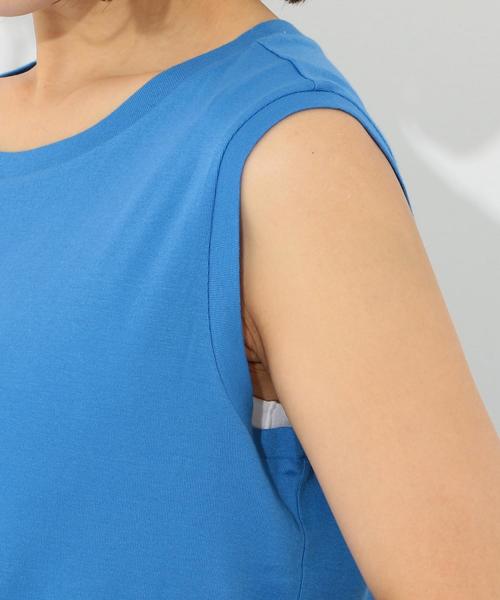 Jewel Changes（ジュエルチェンジズ）の「JC C フライス ノースリーブ 2（タンクトップ・レディース・ブラック/レッド/オフホワイト/コバルトブルー・FREE）」の10枚目の写真