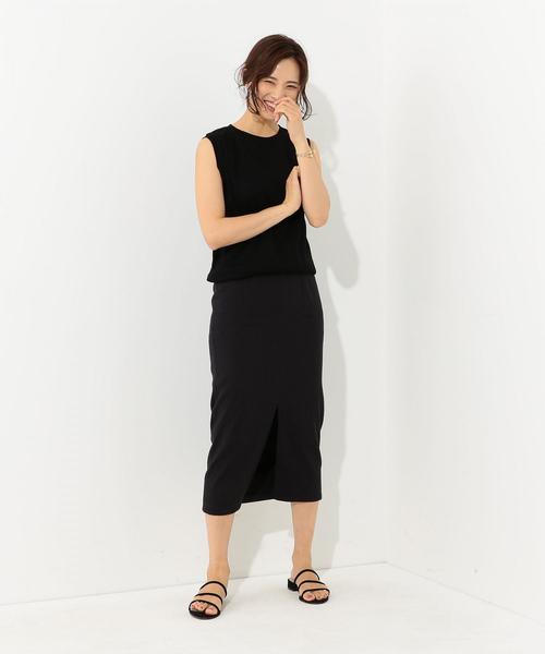 Jewel Changes（ジュエルチェンジズ）の「JC C フライス ノースリーブ 2（タンクトップ・レディース・ブラック/レッド/オフホワイト/コバルトブルー・FREE）」の15枚目の写真