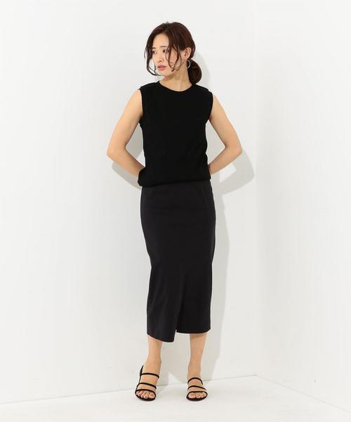 Jewel Changes（ジュエルチェンジズ）の「JC C フライス ノースリーブ 2（タンクトップ・レディース・ブラック/レッド/オフホワイト/コバルトブルー・FREE）」の18枚目の写真