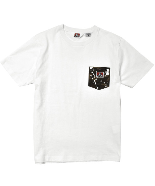 MinoriTY(マイノリティ)の「BENDAVISカモ柄ポケットT(Tシャツ/カットソー・メンズ・ホワイト/ブラック/ダークグリーン・M/L)」の9枚目の写真