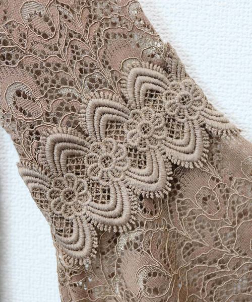 andme（アンドミー）の「ヴィンテージ風レースブラウストップス（シャツ/ブラウス・レディース・ブラック/グリーン/ベージュ/ブラウン・M）」の15枚目の写真