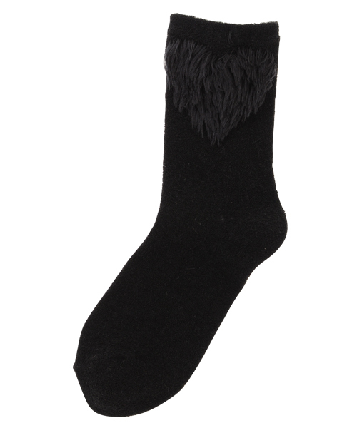 Candy Stripper（キャンディストリッパー）の「HEART FOR ソックス（ソックス/靴下・レディース・ブラック/レッド/ピンク・FREE）」の8枚目の写真