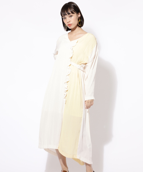 (OKIRAKU)アシメトリーワンピース (OKIRAKU)アシメトリーワンピース