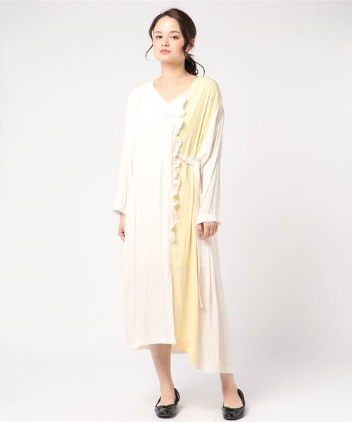 (OKIRAKU)アシメトリーワンピース (OKIRAKU)アシメトリーワンピース