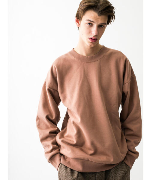 MONKEY TIME（モンキータイム）の「＜monkey time＞ BACK SHAGGY CREW/スウェット ◆（スウェット・メンズ・ブラック/ダークグリーン/グレー/ライトピンク・SMALL/MEDIUM/LARGE/X-LARGE）」の21枚目の写真