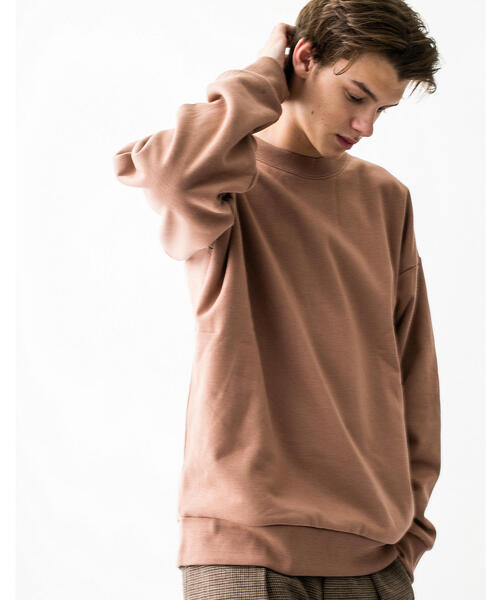 MONKEY TIME（モンキータイム）の「＜monkey time＞ BACK SHAGGY CREW/スウェット ◆（スウェット・メンズ・ブラック/ダークグリーン/グレー/ライトピンク・SMALL/MEDIUM/LARGE/X-LARGE）」の20枚目の写真