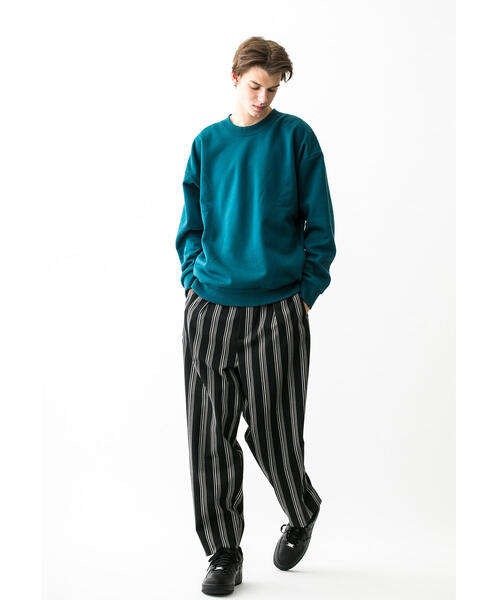 MONKEY TIME（モンキータイム）の「＜monkey time＞ BACK SHAGGY CREW/スウェット ◆（スウェット・メンズ・ブラック/ダークグリーン/グレー/ライトピンク・SMALL/MEDIUM/LARGE/X-LARGE）」の10枚目の写真