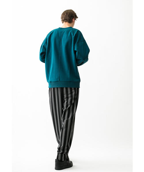 MONKEY TIME（モンキータイム）の「＜monkey time＞ BACK SHAGGY CREW/スウェット ◆（スウェット・メンズ・ブラック/ダークグリーン/グレー/ライトピンク・SMALL/MEDIUM/LARGE/X-LARGE）」の9枚目の写真