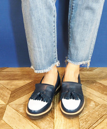 〈あしながおじさん〉キルトタッセルローファー