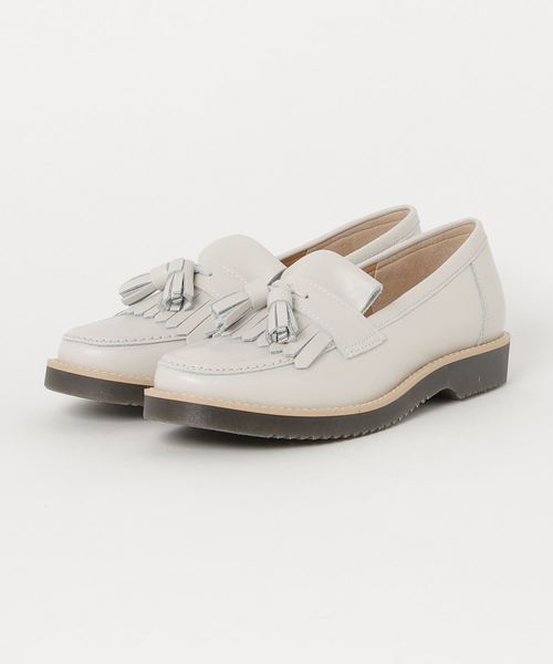 あしながおじさん（アシナガオジサン）の「〈あしながおじさん〉キルトタッセルローファー（ローファー・レディース・クリアブラック/アイボリー/ネイビー/ブラック/ブラウン・23.5cm/22.5cm/24.0cm/24.5cm/23.0cm）」の2枚目の写真