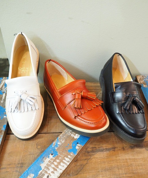 あしながおじさん（アシナガオジサン）の「〈あしながおじさん〉キルトタッセルローファー（ローファー・レディース・クリアブラック/アイボリー/ネイビー/ブラック/ブラウン・23.5cm/22.5cm/24.0cm/24.5cm/23.0cm）」の10枚目の写真