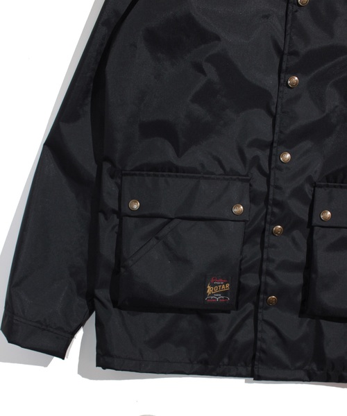 ROTAR（ローター）の「Neo Coach Jacket ナイロン コーチジャケット（ナイロンジャケット・メンズ・ブラック/ベージュ・MEDIUM/LARGE）」の3枚目の写真
