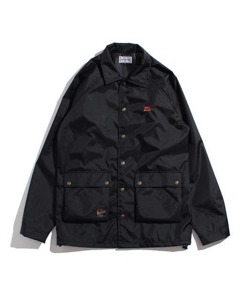 ROTAR（ローター）の「Neo Coach Jacket ナイロン コーチジャケット（ナイロンジャケット・メンズ・ブラック/ベージュ・MEDIUM/LARGE）」の7枚目の写真