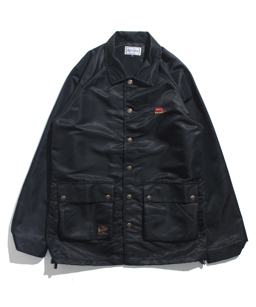 ROTAR（ローター）の「Neo Coach Jacket ナイロン コーチジャケット（ナイロンジャケット・メンズ・ブラック/ベージュ・MEDIUM/LARGE）」の11枚目の写真