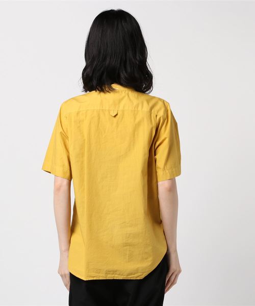 MHL.（エムエイチエル）の「GARMENT DYE POPLIN（シャツ/ブラウス・レディース・グレー/イエロー/ライトグレー・1/2/3）」の16枚目の写真