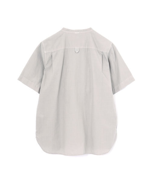 MHL.（エムエイチエル）の「GARMENT DYE POPLIN（シャツ/ブラウス・レディース・グレー/イエロー/ライトグレー・1/2/3）」の4枚目の写真