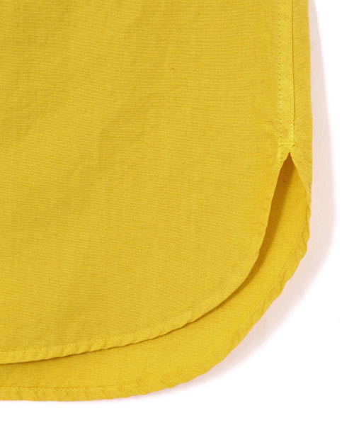 MHL.（エムエイチエル）の「GARMENT DYE POPLIN（シャツ/ブラウス・レディース・グレー/イエロー/ライトグレー・1/2/3）」の11枚目の写真